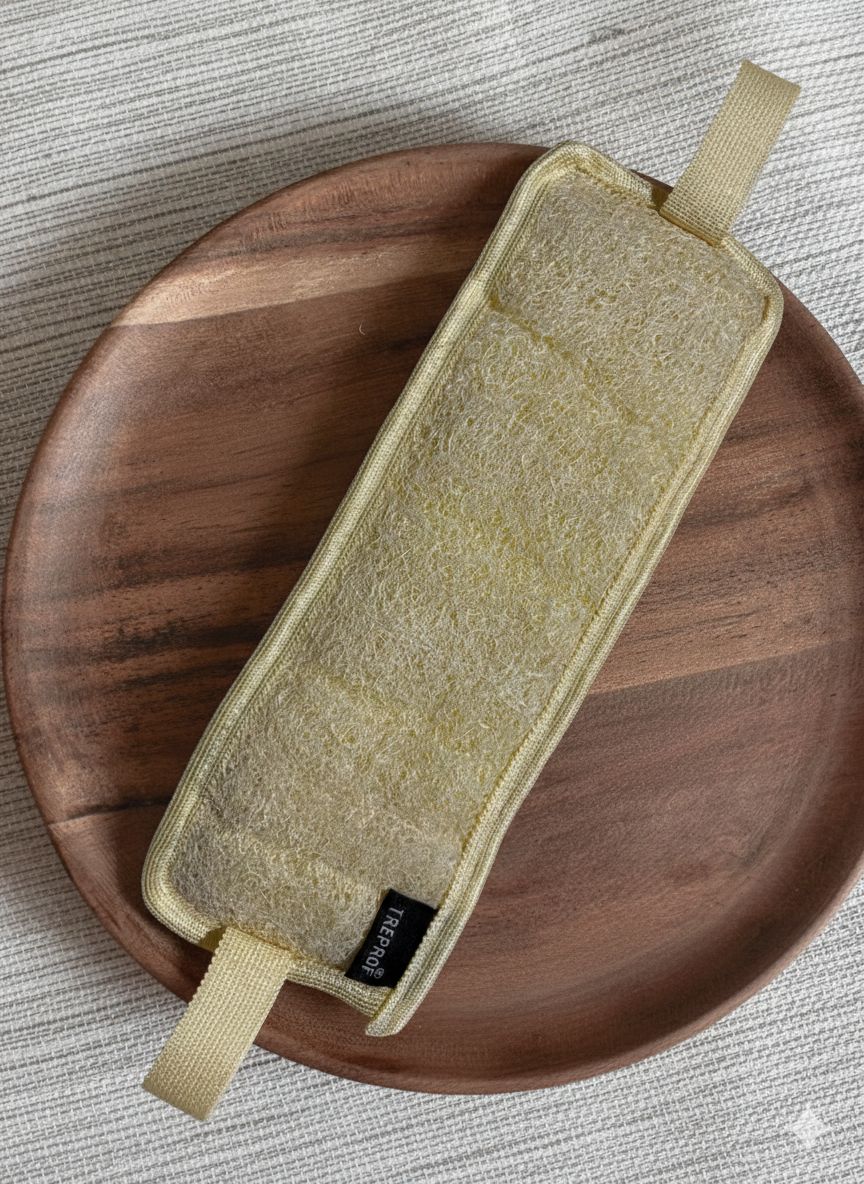 Treprof Natural Small Massage Mitt | Professional Skin Exfoliation - Image 4