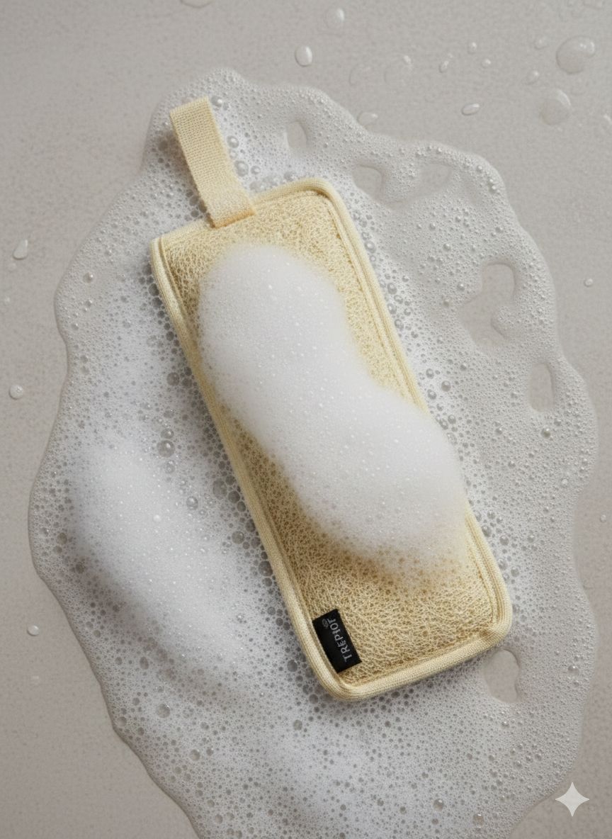 Treprof Natural Small Massage Mitt | Professional Skin Exfoliation - Image 5