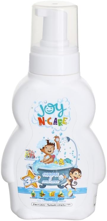 Joy N-CARE Baby shampo and conditioner 3 in 1 450 ml for kids White