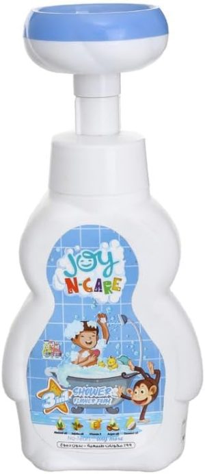 Joy N-CARE Baby shower flowerfoam with natural oils 3 in 1 450 ml for kids White