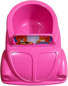 El Helal and Silver star plastic potty for baby - Red