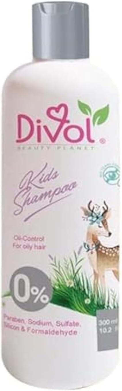 Devol Baby Shampoo for Oily Hair - 300 ml, Mauve
