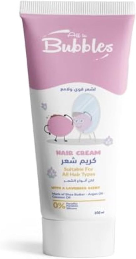 Bubbles Baby Hair Cream 100ml (0% Paraffin 0% Paraben 0% Silicone)