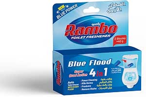 HELAL & STAR El Rambo Blue Overflow, 2 Pieces per Carton, New Card.